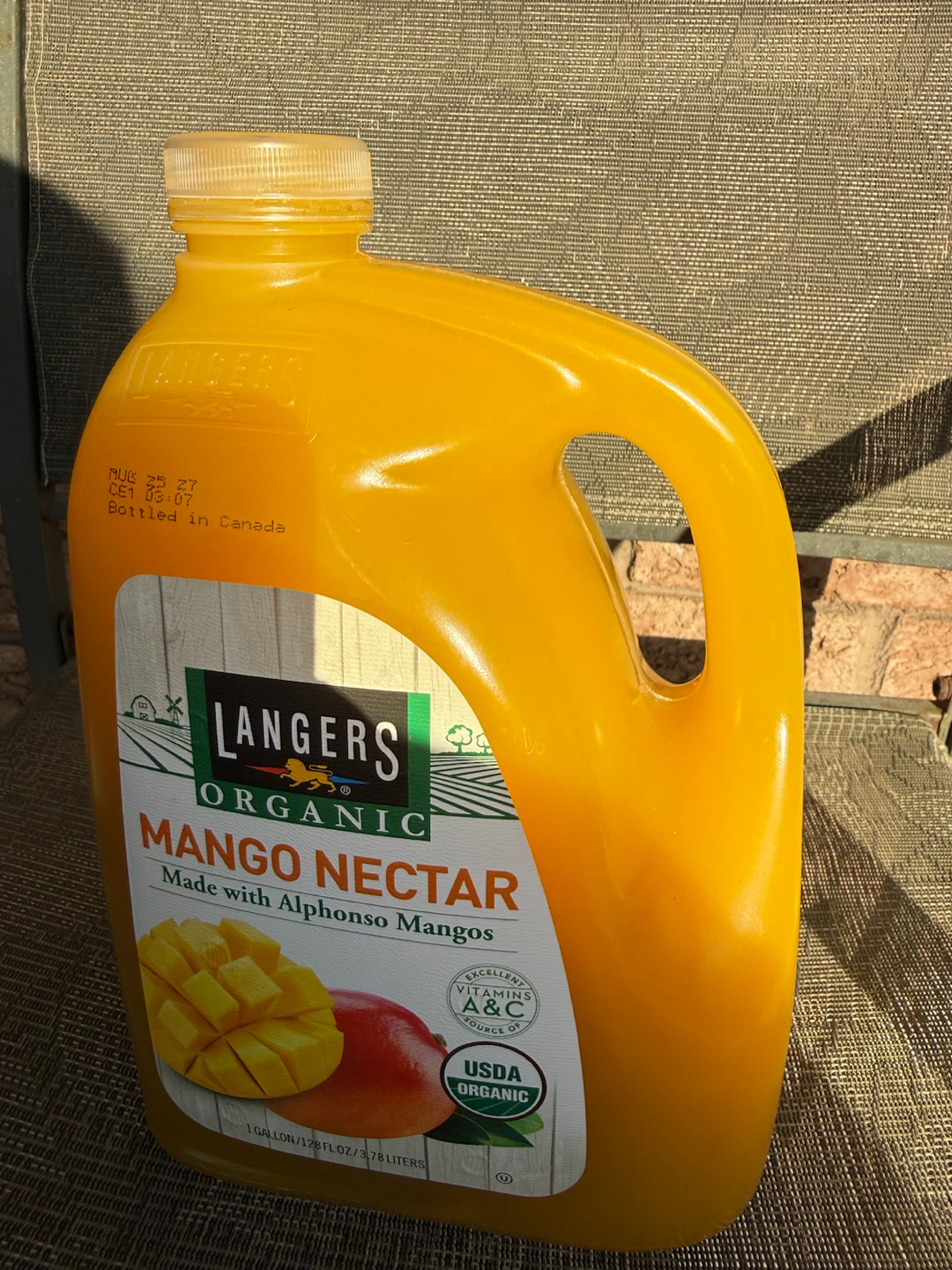 Langers Organic Mango Nectar - 2 x 3.8L