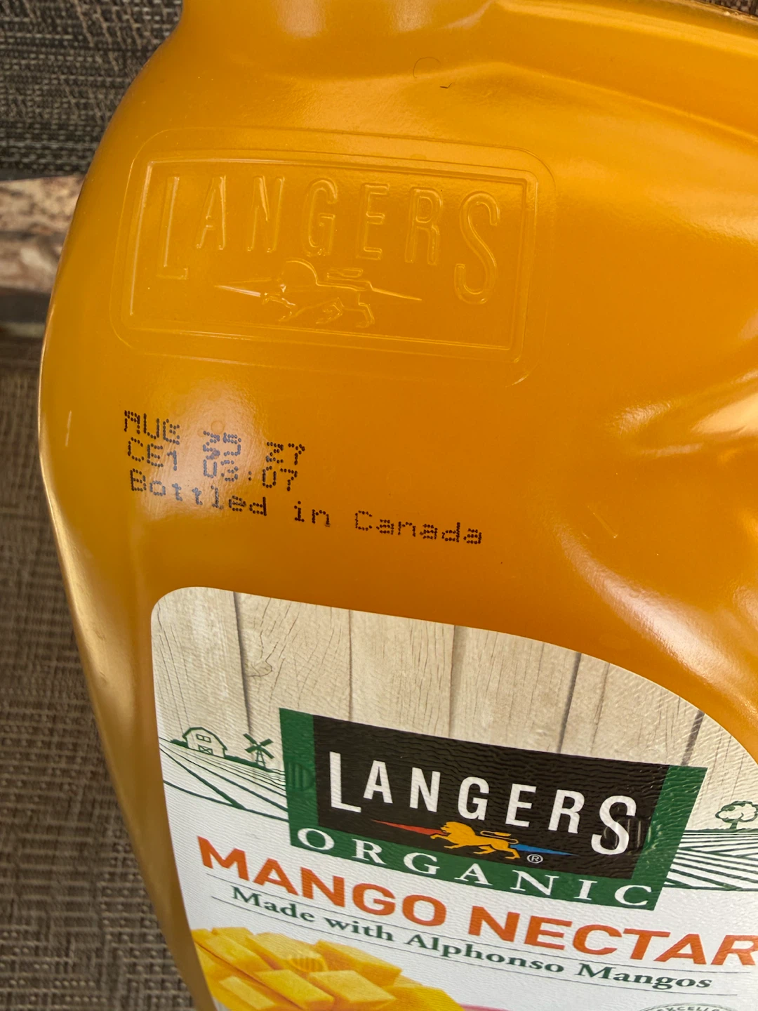 Langers Organic Mango Nectar - 2 x 3.8L - photo 2