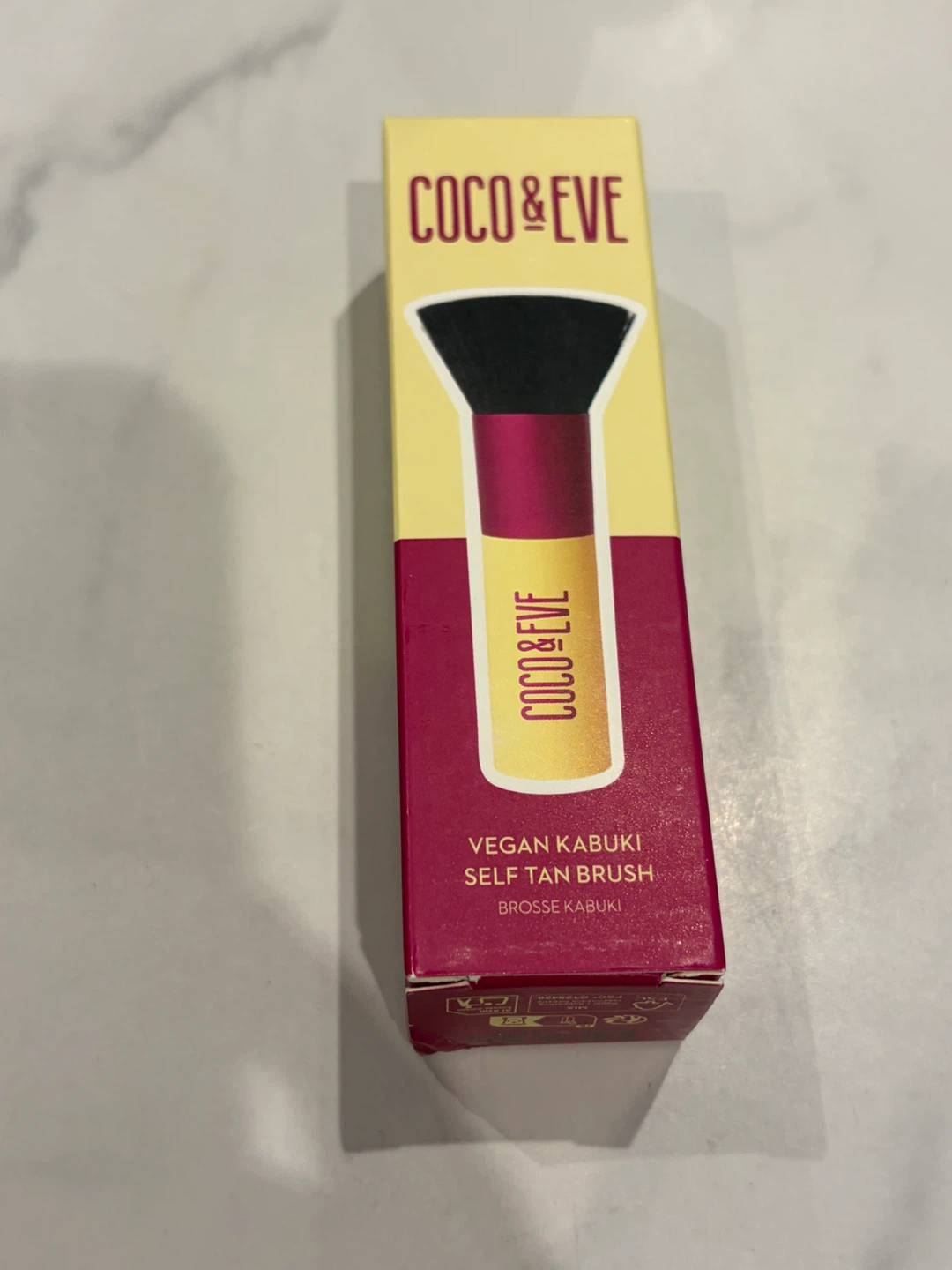 New Coco & Eve Sunny Honey Deluxe Vegan Kabuki Self Tan Brush