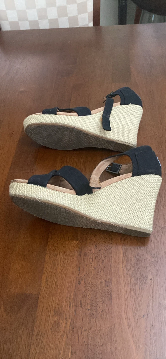 Tom’s Strappy Canvas Wedge - photo 2