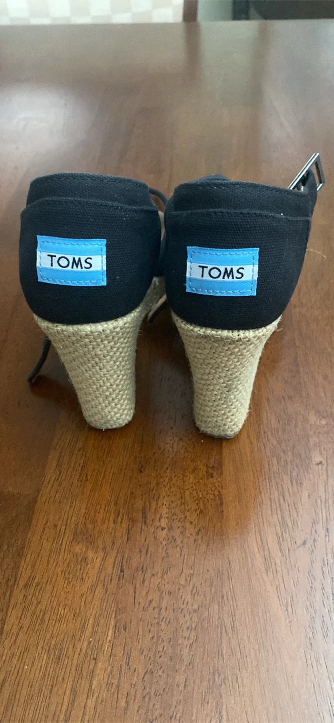 Tom’s Strappy Canvas Wedge - photo 3
