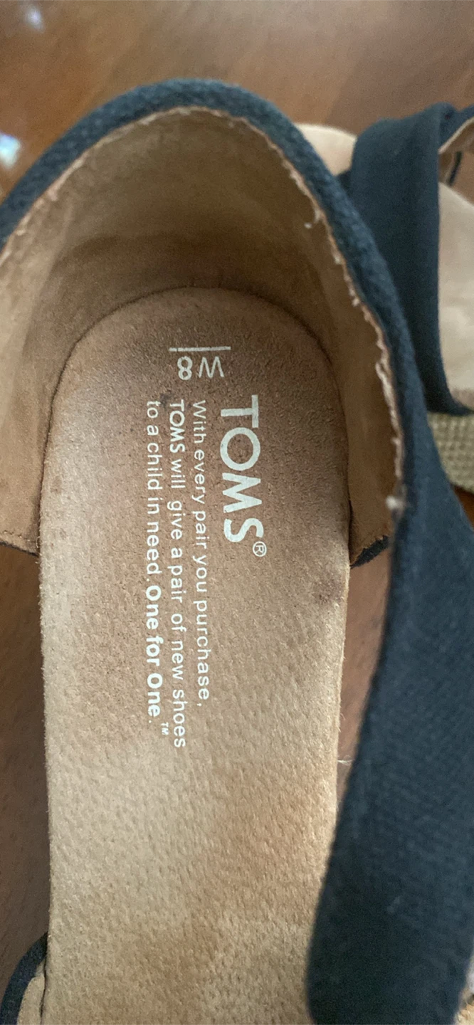 Tom’s Strappy Canvas Wedge - photo 4
