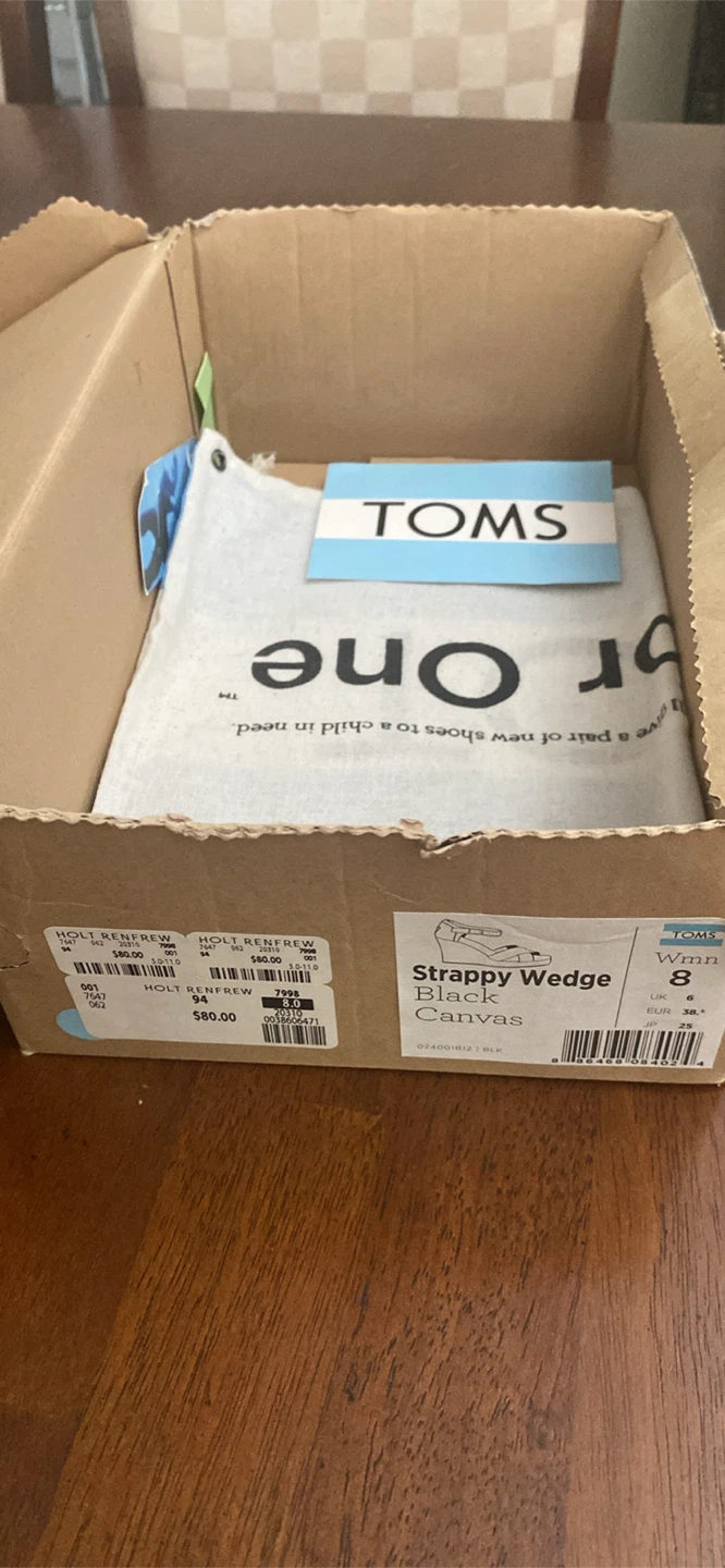 Tom’s Strappy Canvas Wedge - photo 5