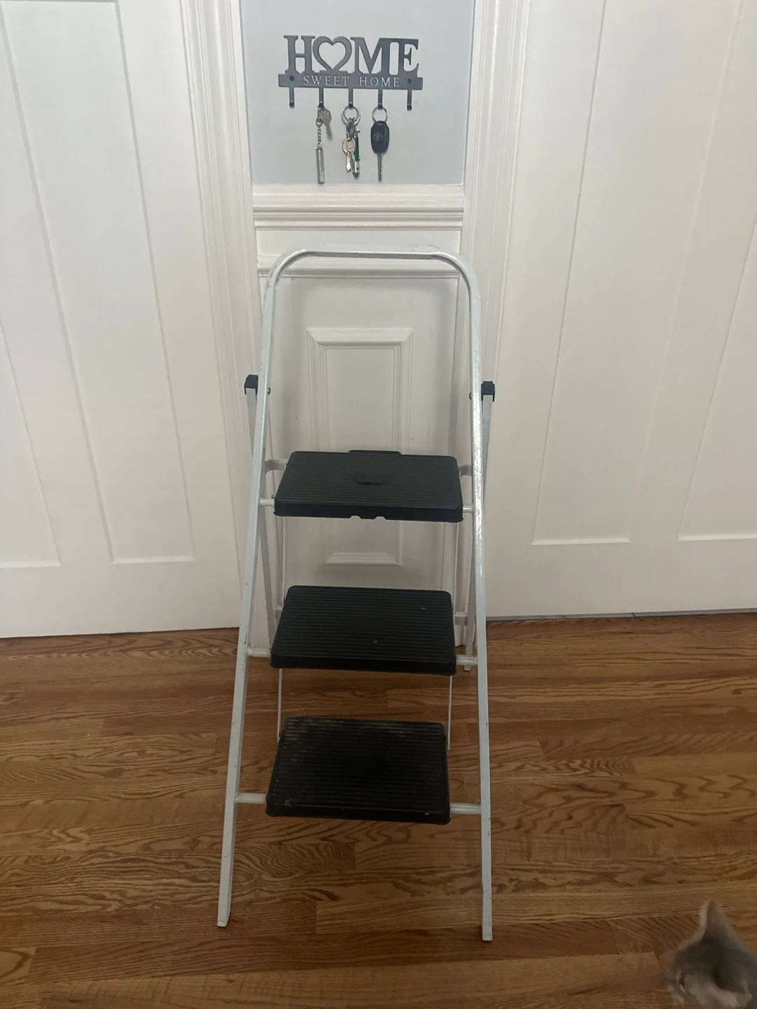 Household Step Stool 3-Step Ladder