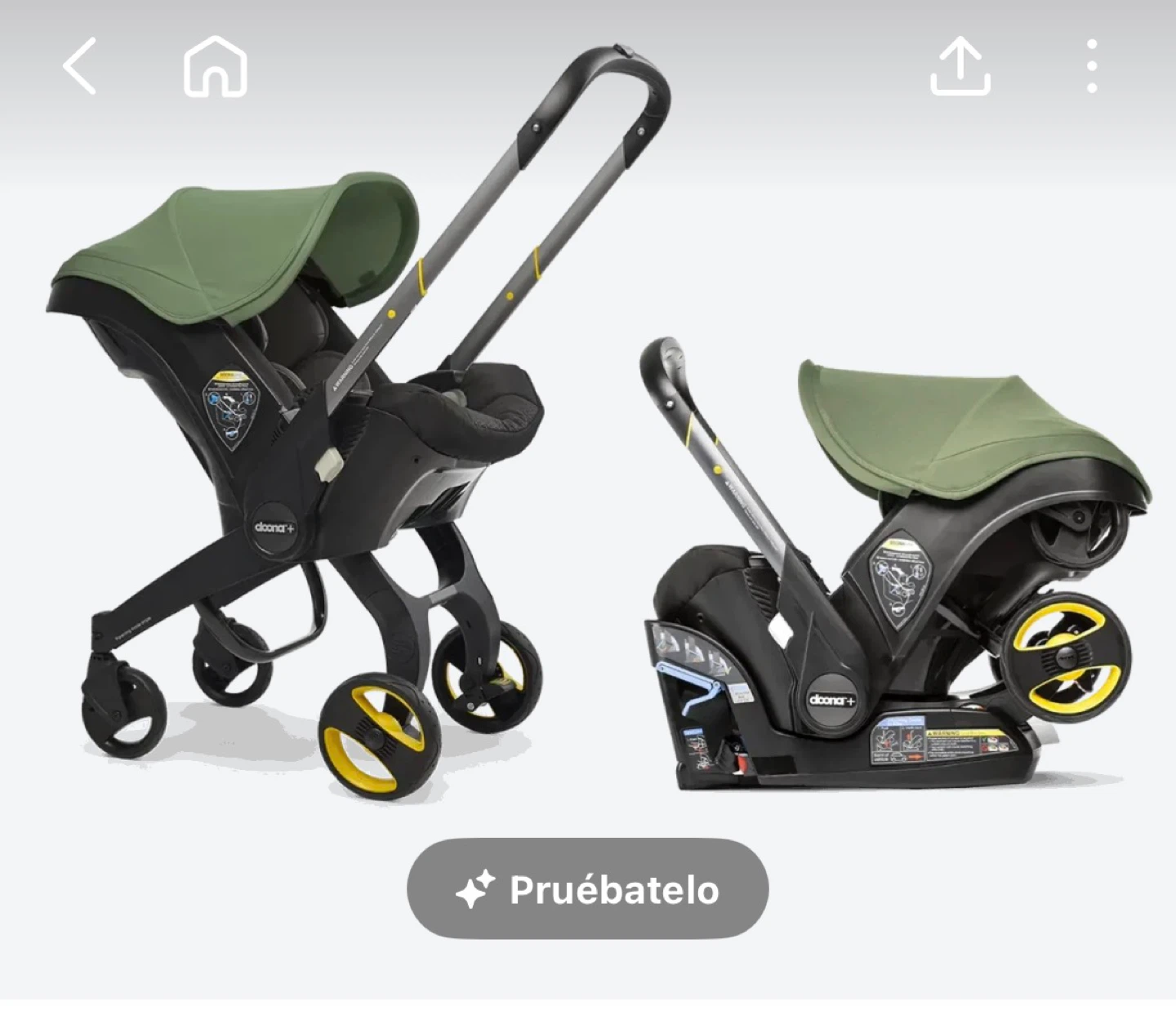 Doona+ Infant Car Seat Stroller Combo