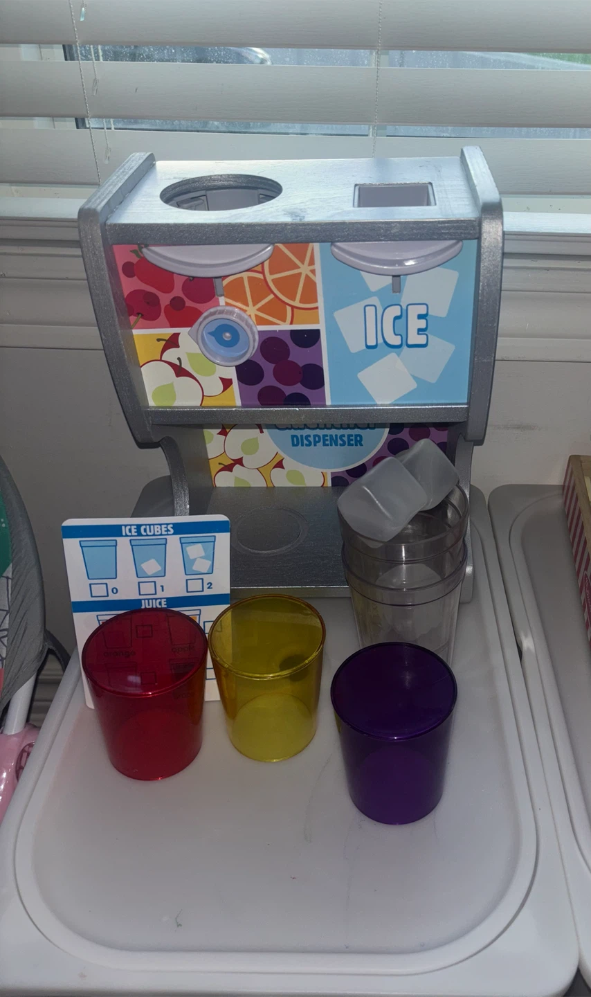 Toy Ice and Juice Dispenser Playset