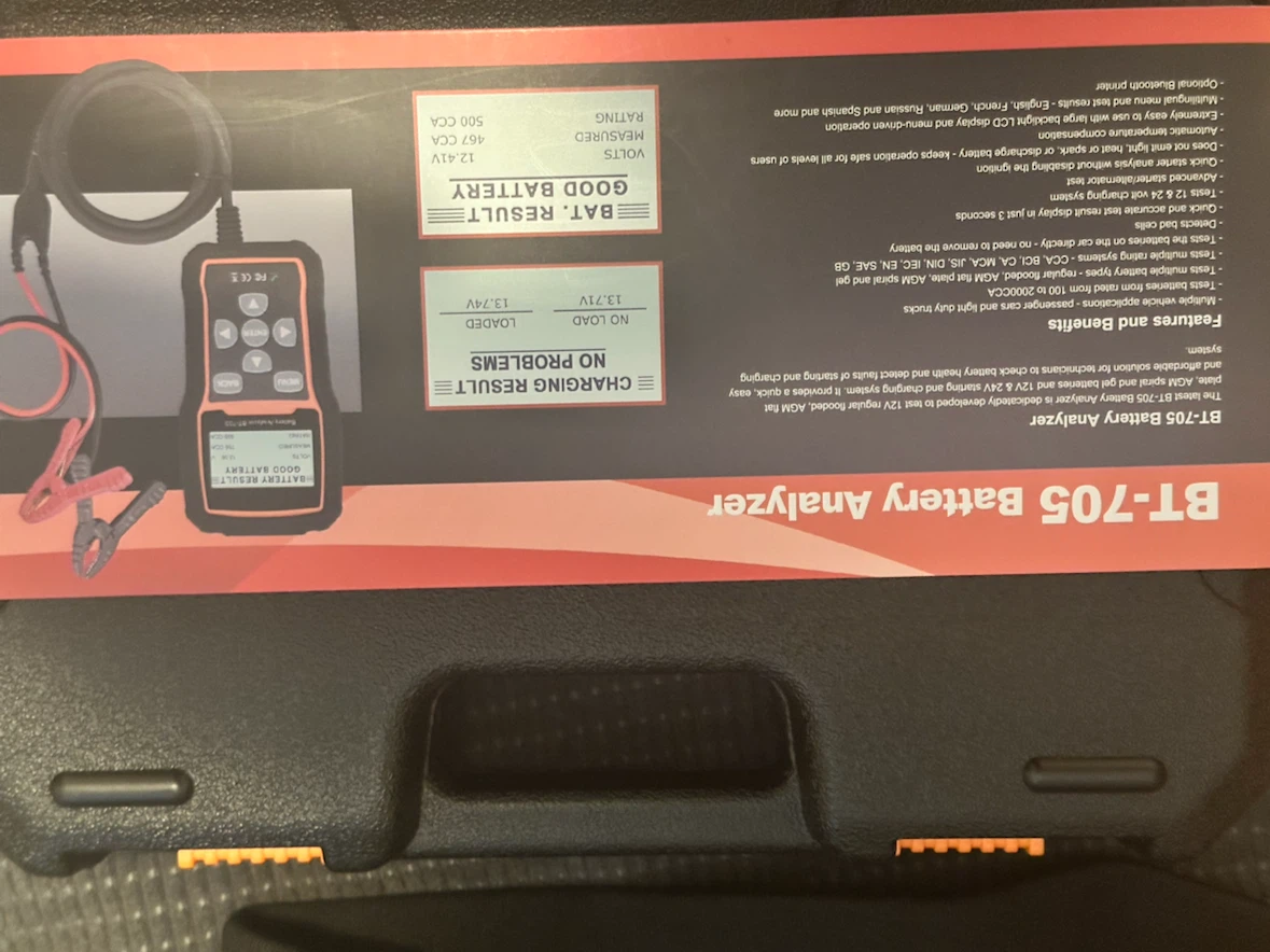 FOXWELL BT705 Car Battery Tester 24V 12V