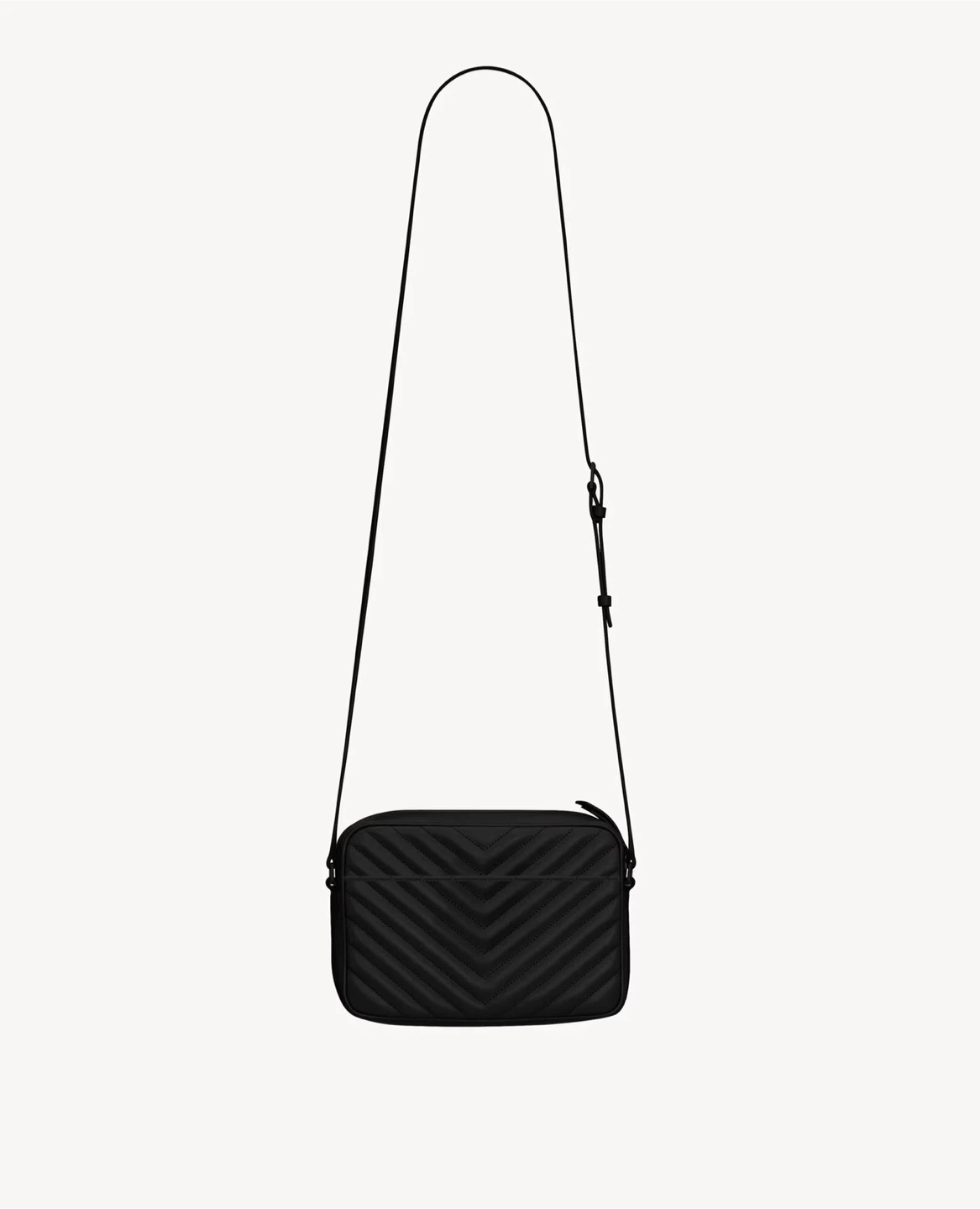 Saint Laurent Black Quilted Camera Bag