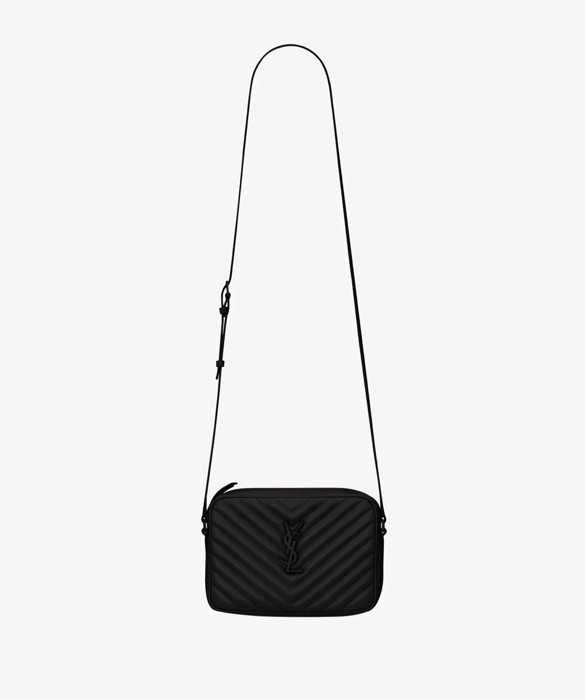 Saint Laurent Black Quilted Camera Bag - photo 2