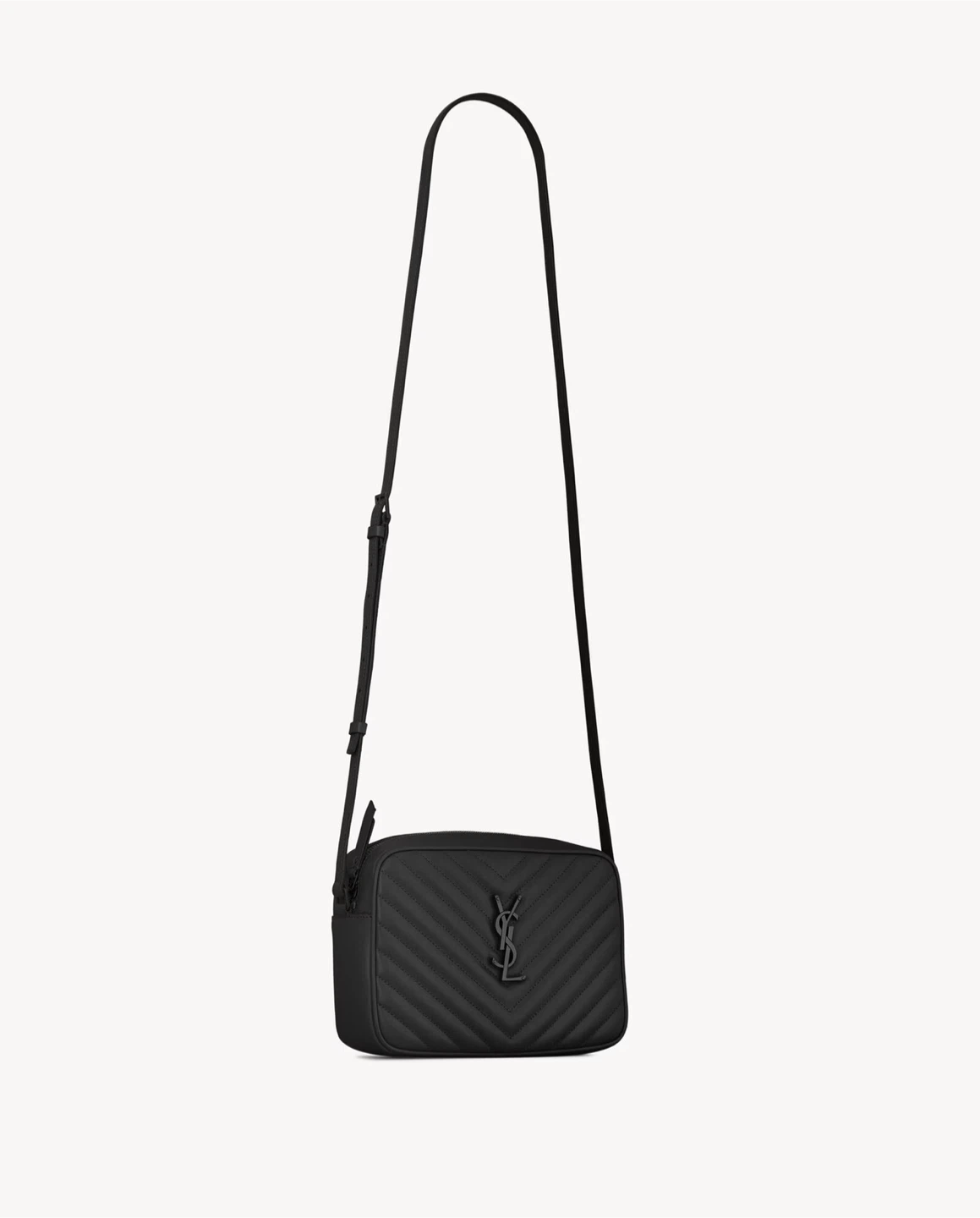 Saint Laurent Black Quilted Camera Bag - photo 4