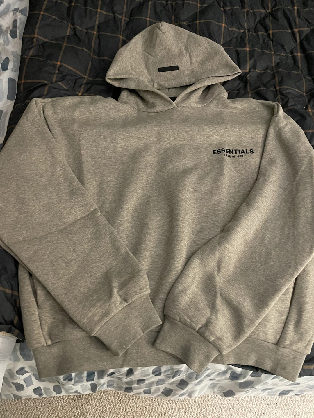 Essentials grey hoodie