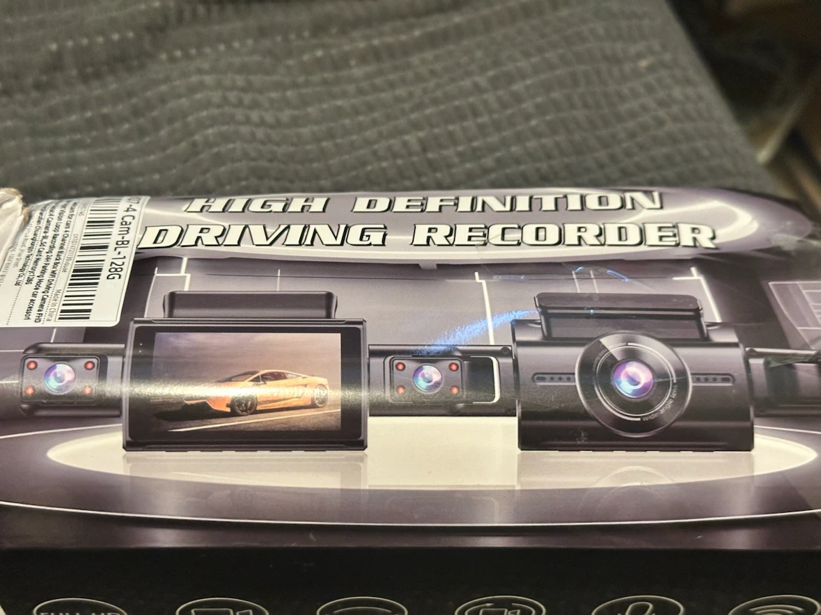 High Definition Driving Recorder K07-4 Cam-BL-128G - photo 2