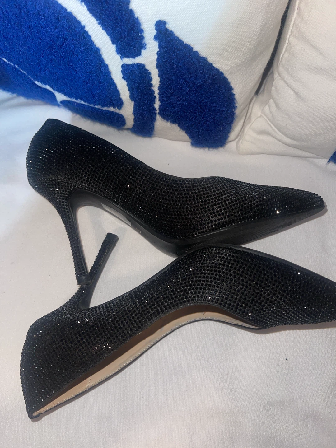 Le Château Black Glitter Heels - photo 2