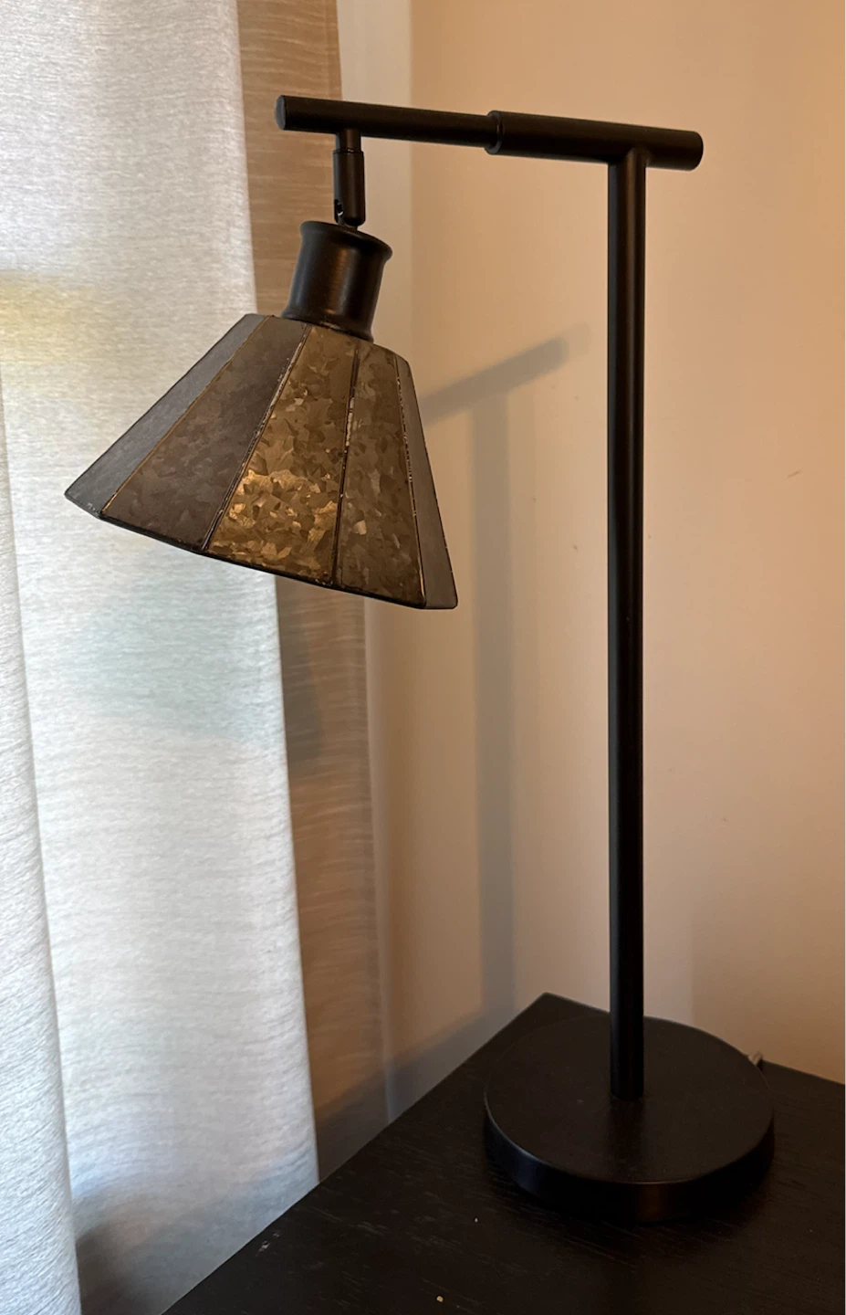 Galvanized Metal Task Lamp - photo 2