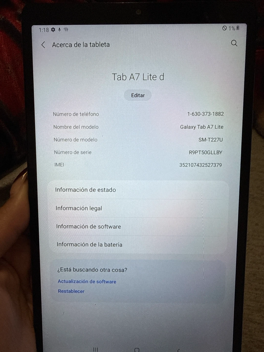 Samsung Galaxy Tab A7 Lite - photo 3