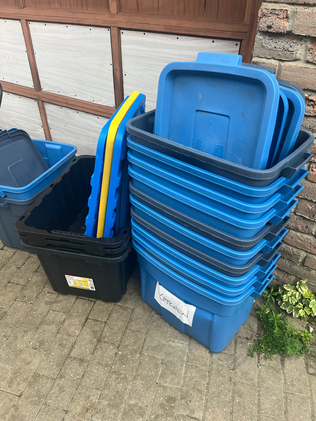 USED Storage Bins with Lids - photo 2