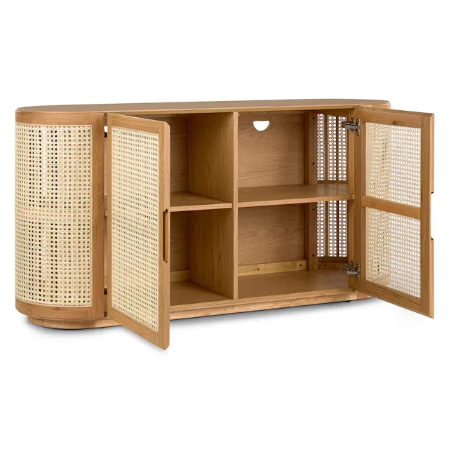 Article Candra Oak Cane Sideboard Buffet - photo 3