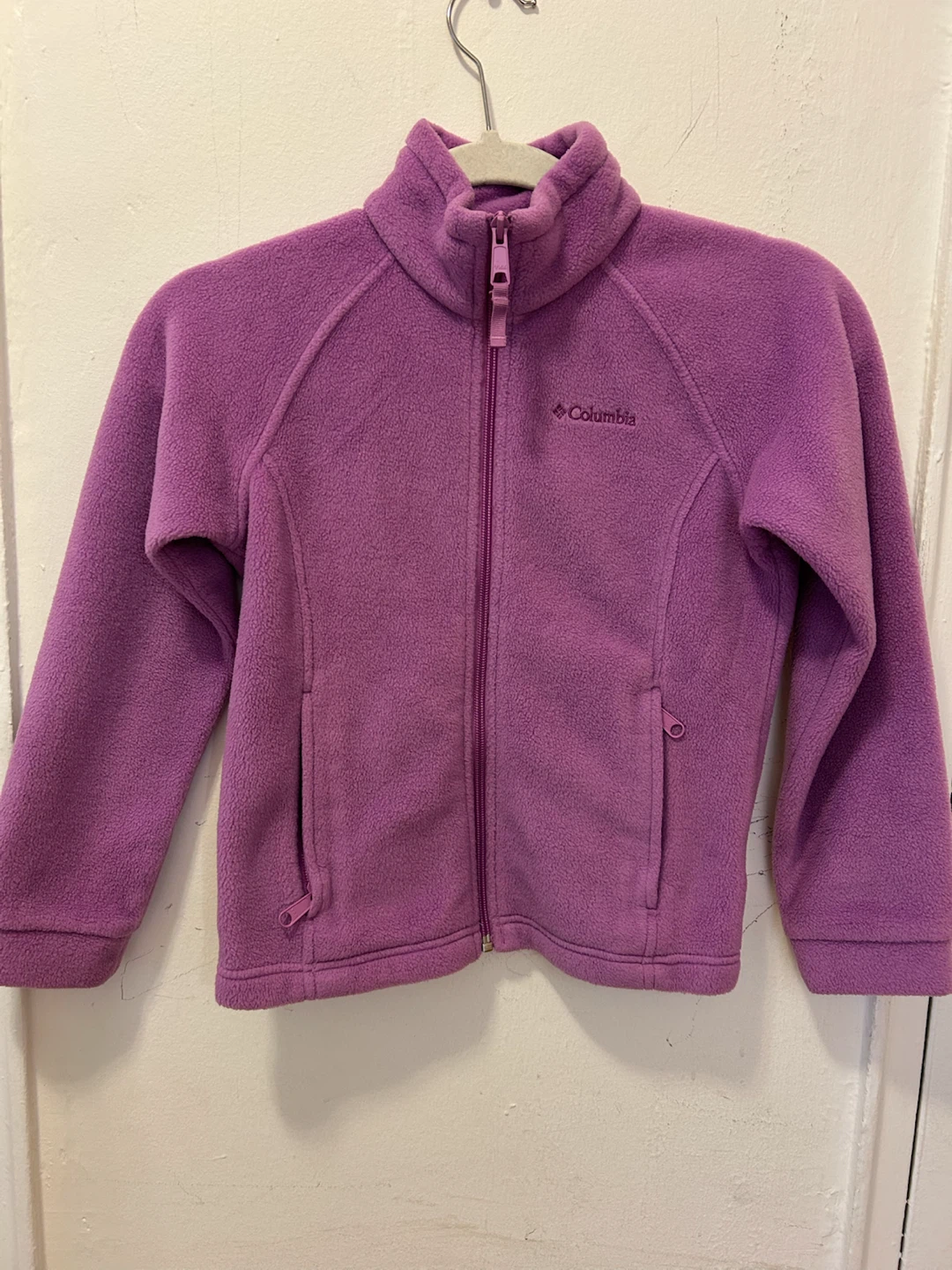 Columbia Fleece Jacket Girls Size S (7/8) Purple