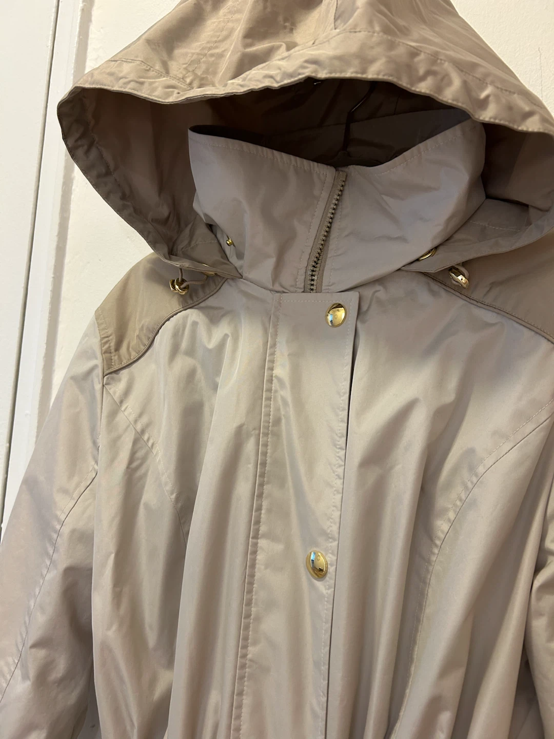 Liz Claiborne Tan Hooded Jacket