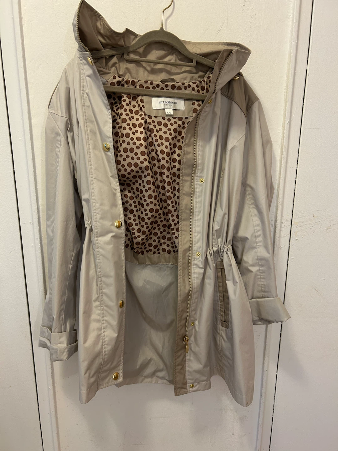 Liz Claiborne Tan Hooded Jacket - photo 5