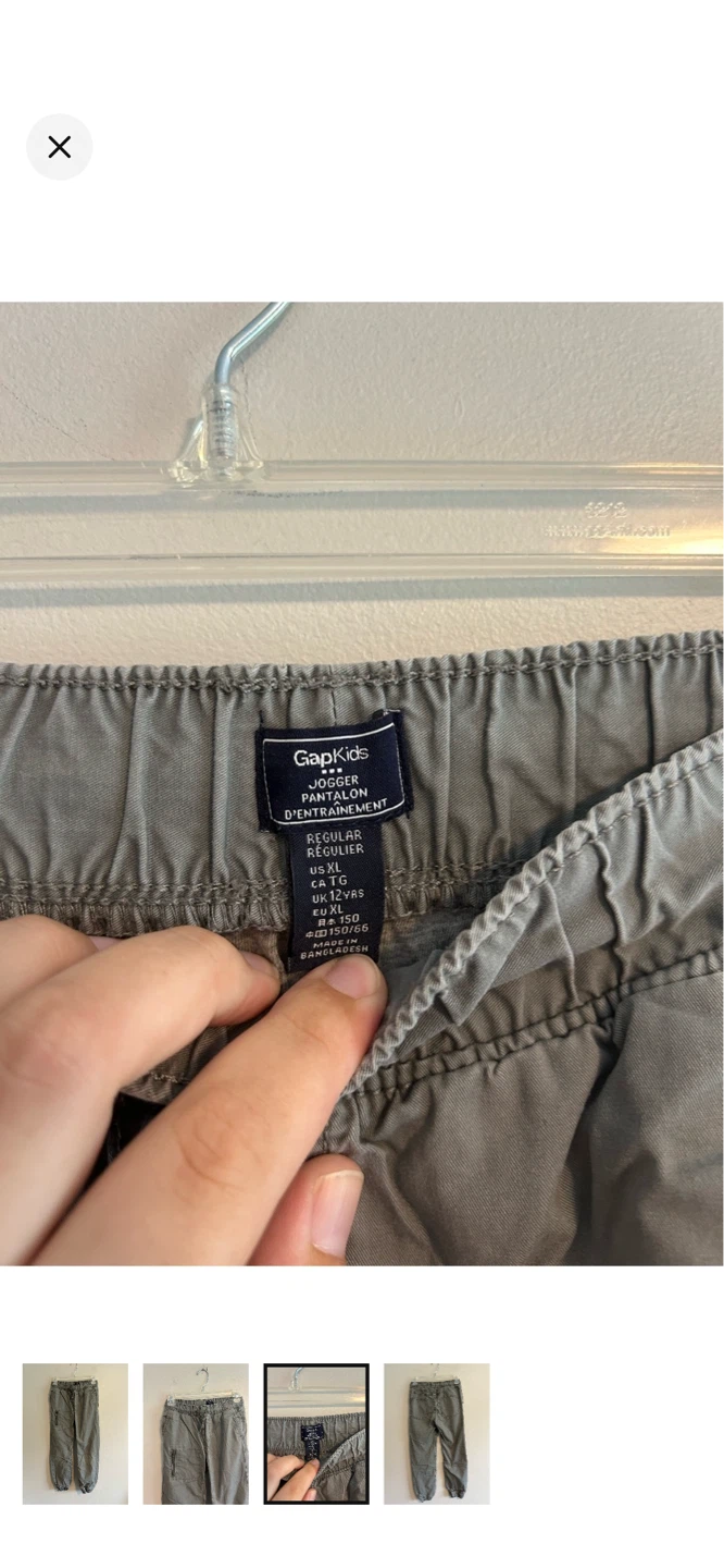 Gap Kids Cargo Pants - Grey - XL - photo 3