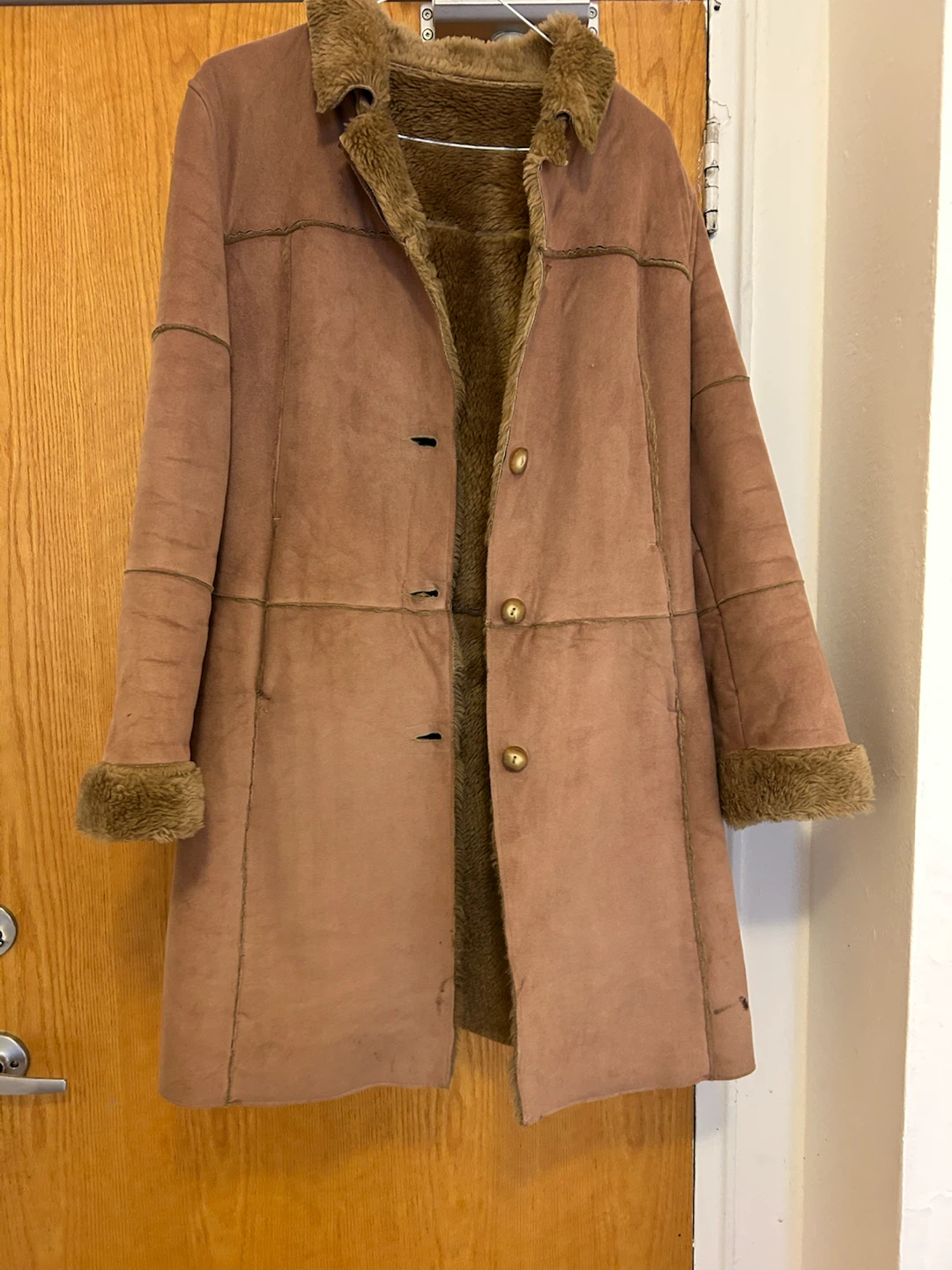 ABCO Lafreniere Suede Shearling Lined Coat