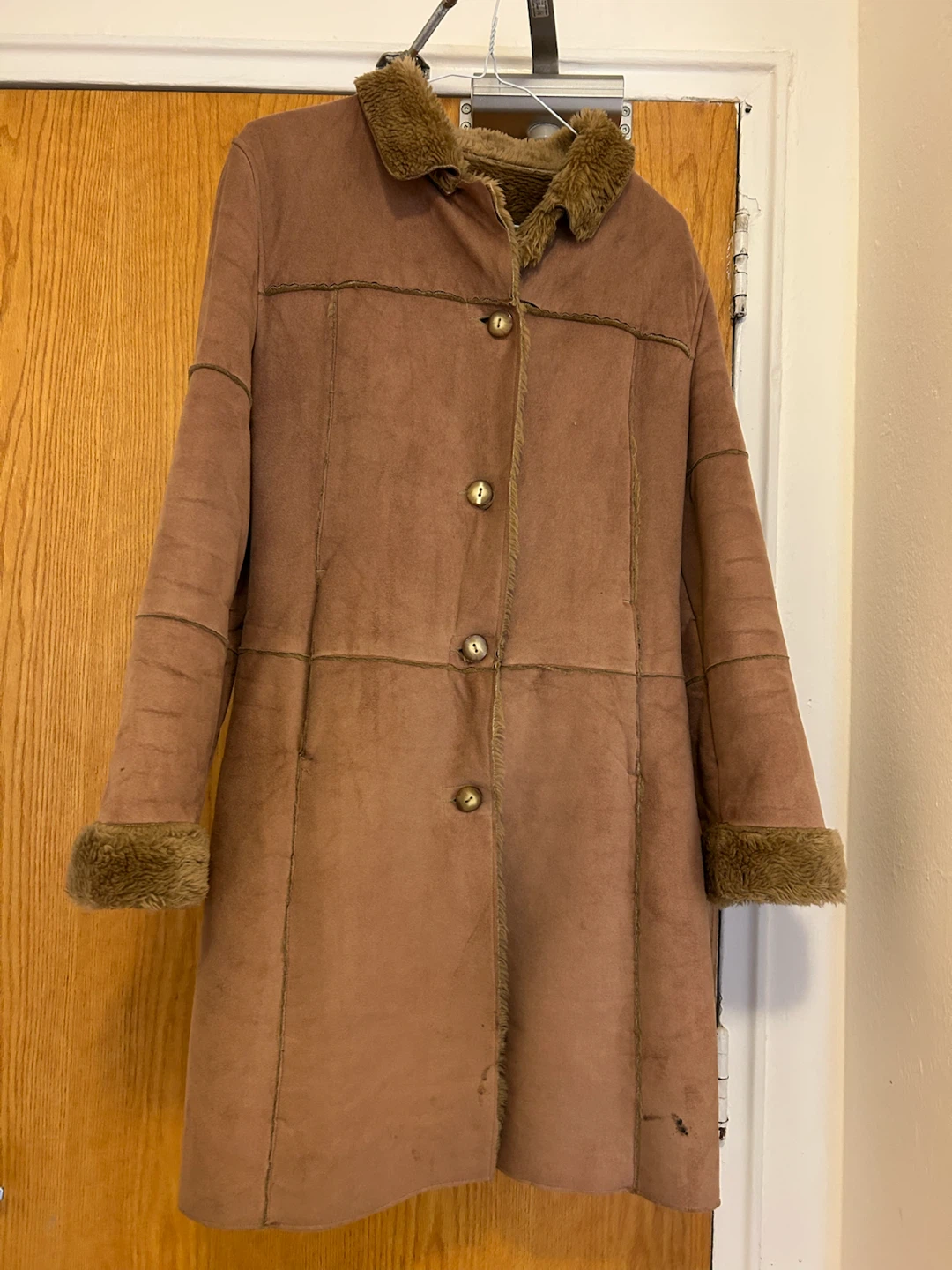 ABCO Lafreniere Suede Shearling Lined Coat - photo 2