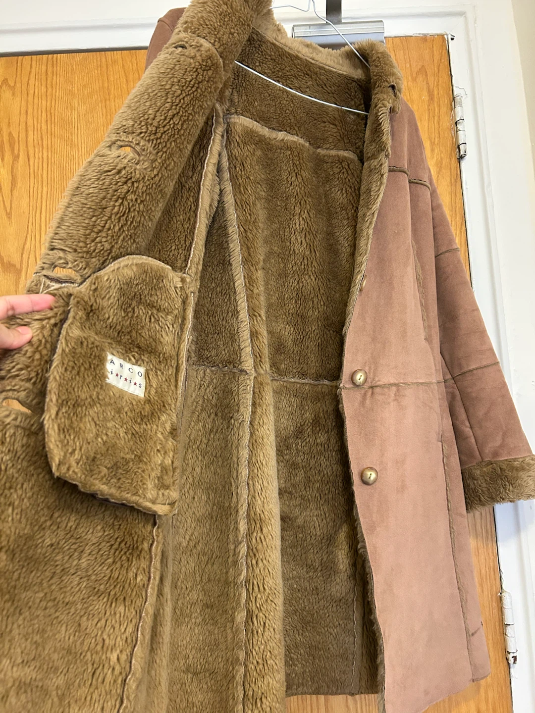 ABCO Lafreniere Suede Shearling Lined Coat - photo 3