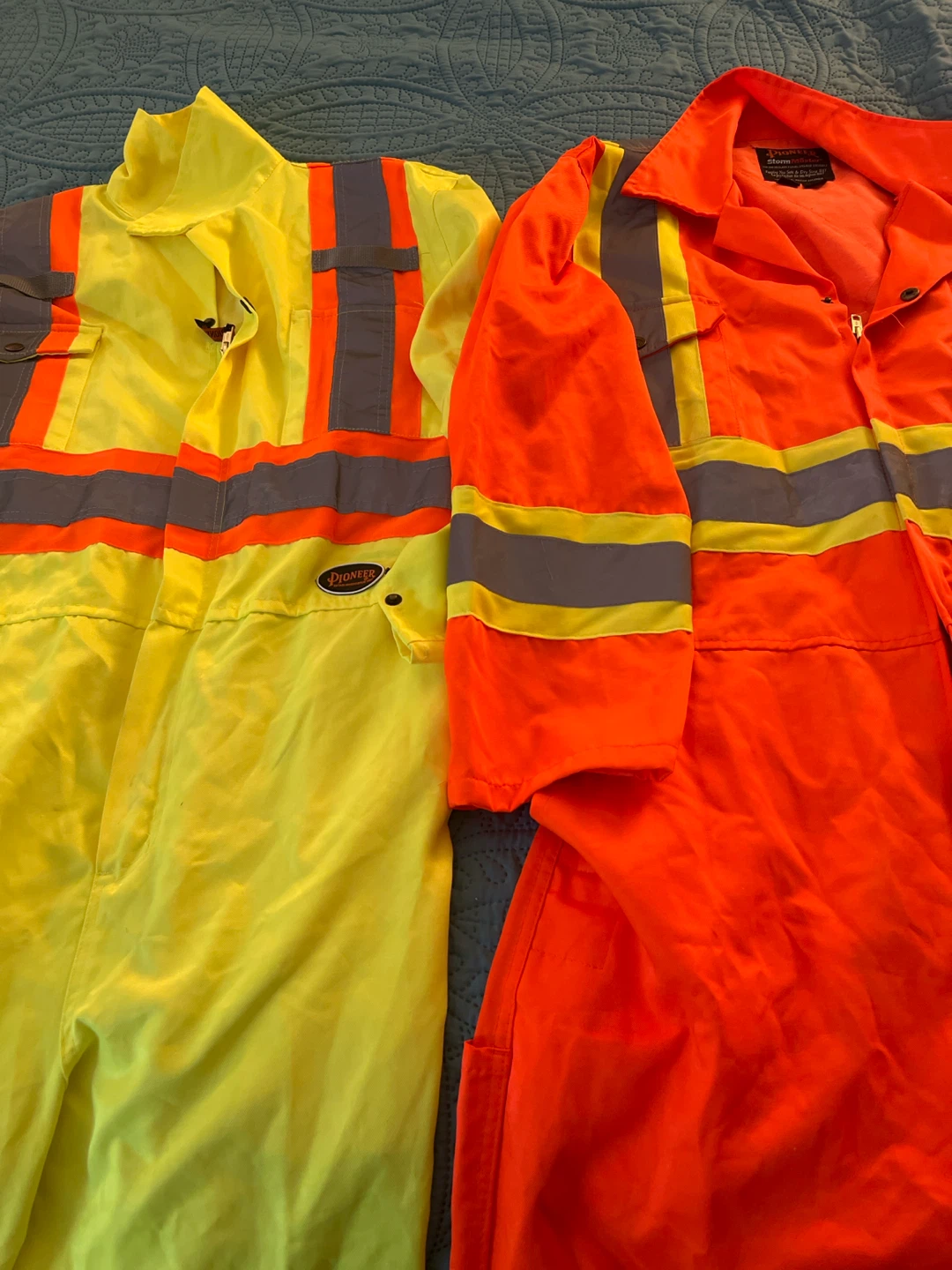 Pioneer High Visibility Coveralls (Yellow & Orange)