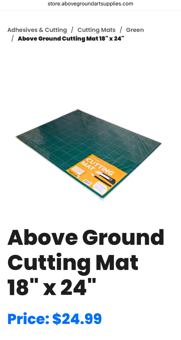 Above Ground Cutting Mat 18" x 24" - photo 3