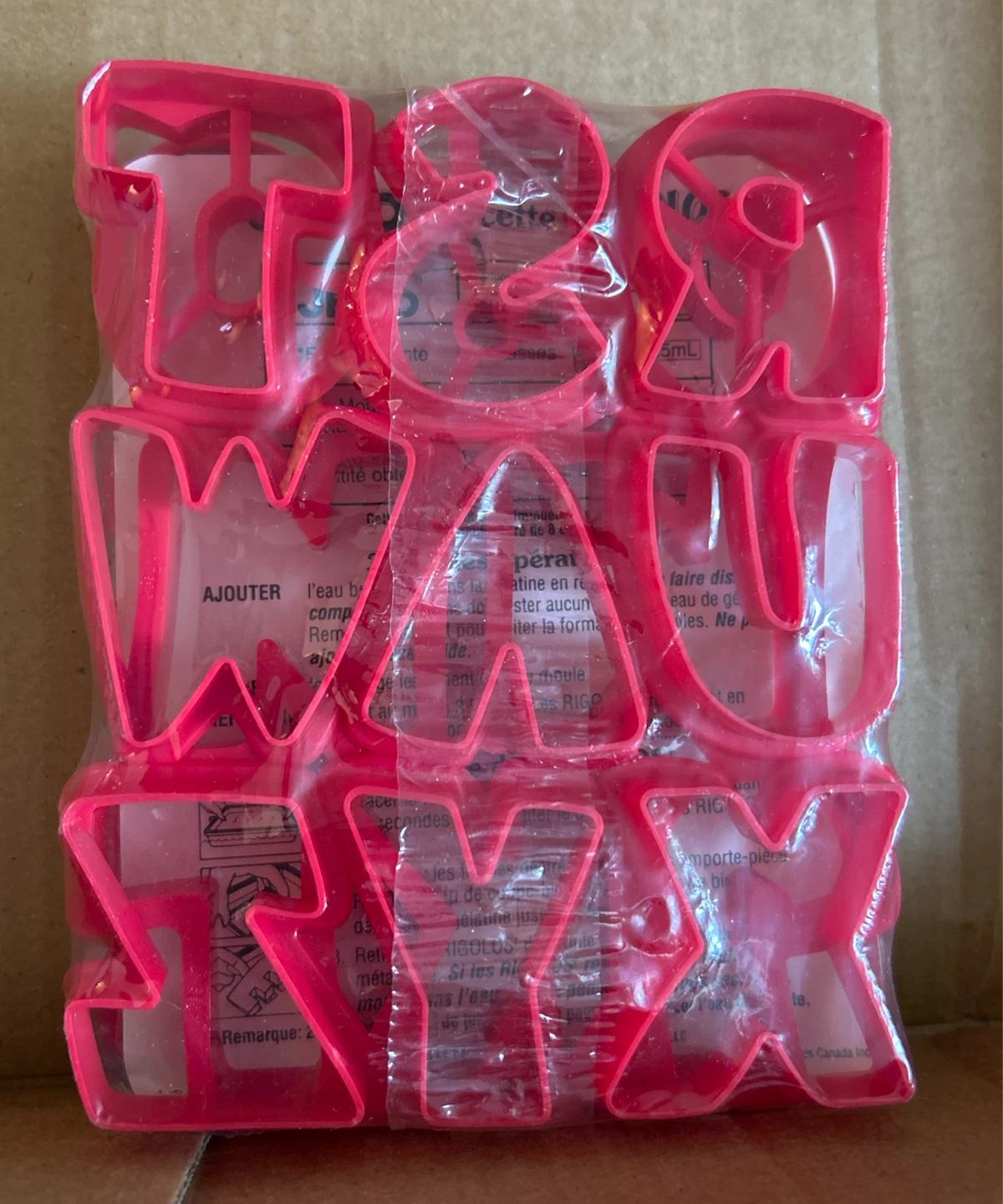 Jell-O Letter Cookie Cutters - photo 2
