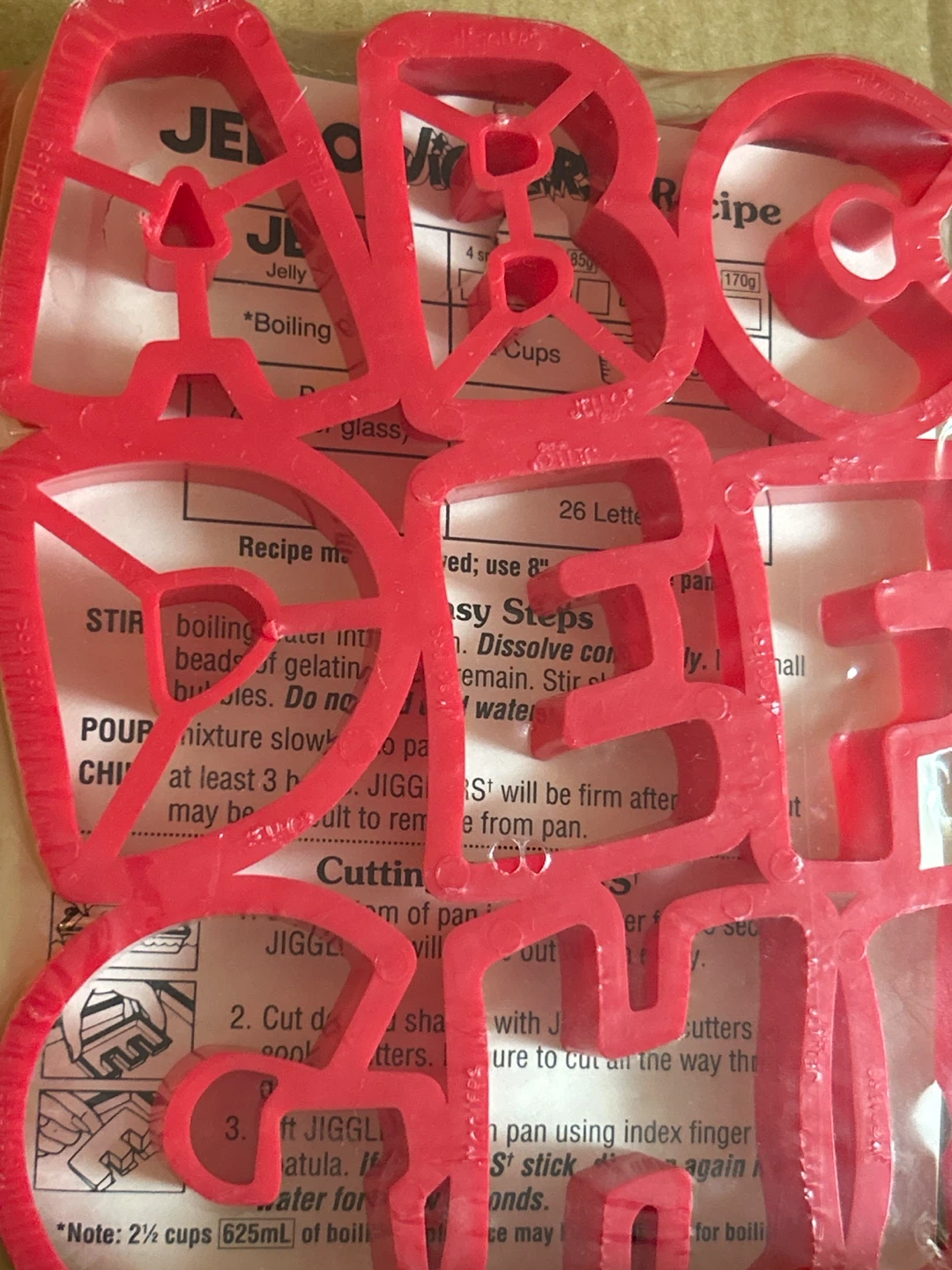 Jell-O Letter Cookie Cutters - photo 3