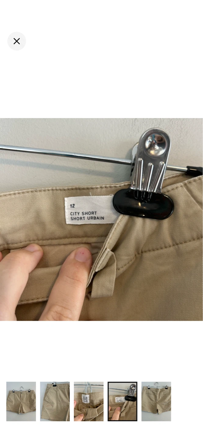 GAP Women's City Short Urbain Khaki Size 12 - photo 4
