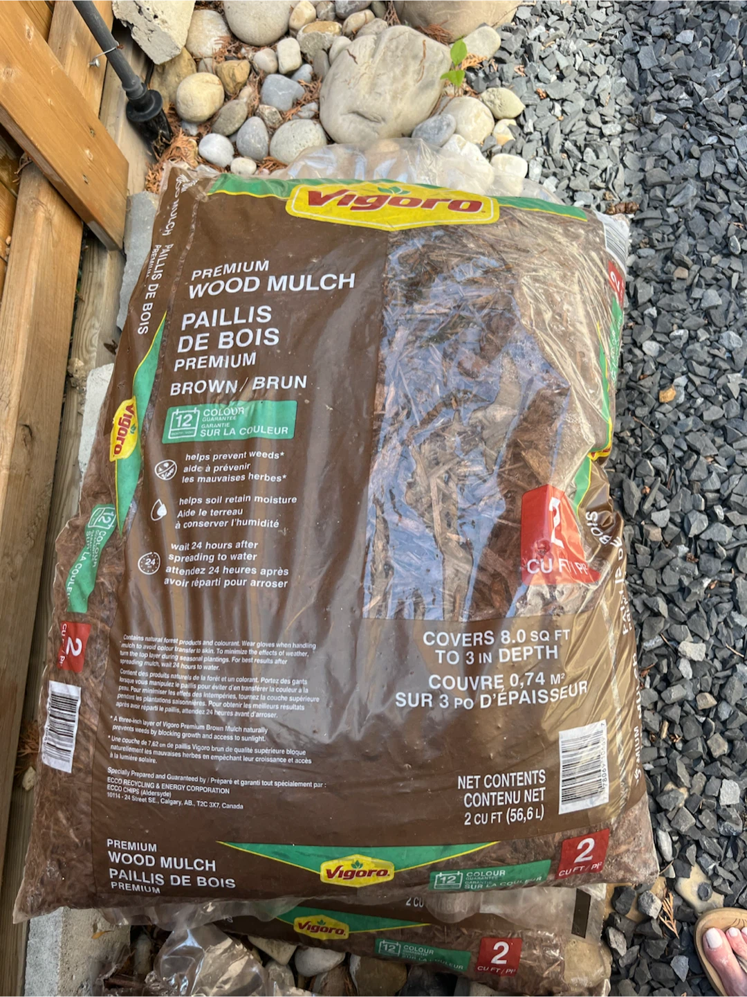 Vigoro Premium Wood Mulch - Brown