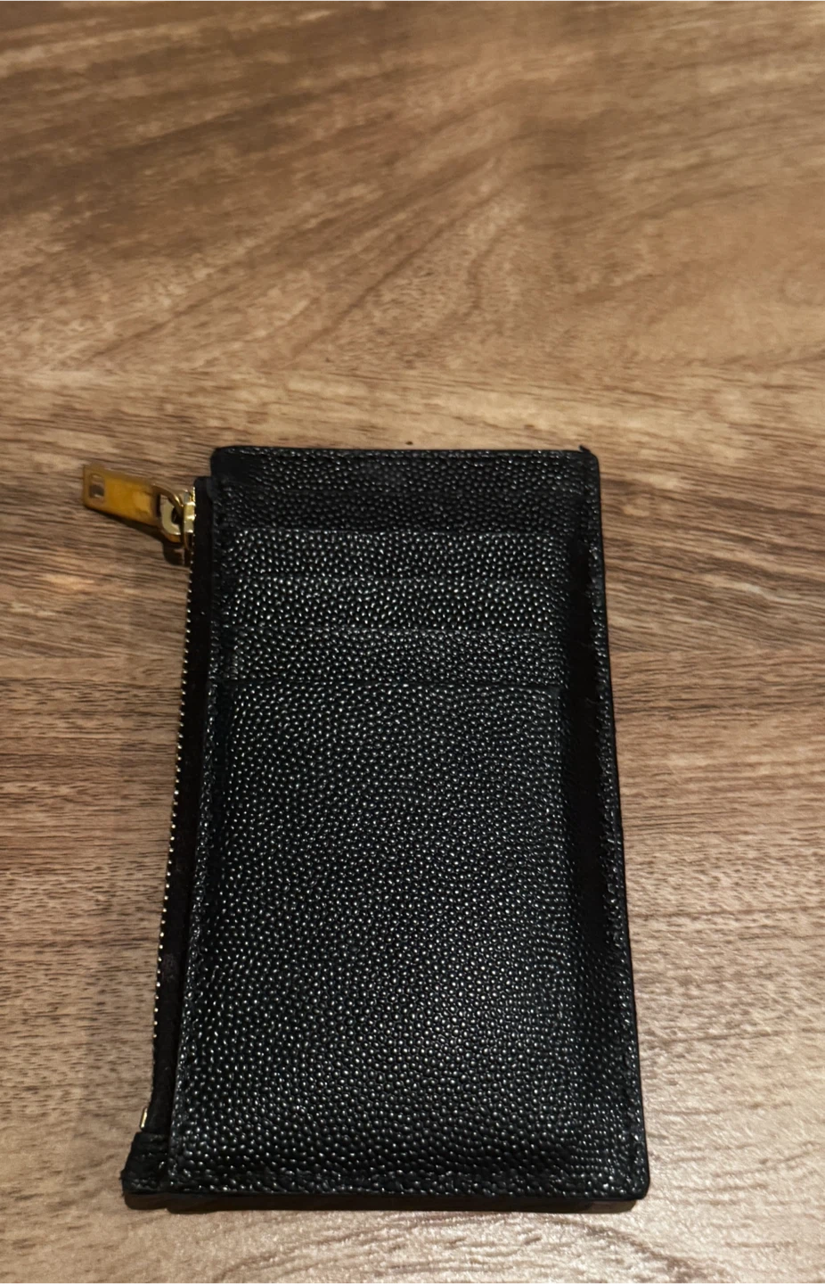 Yves Saint Laurent Black Quilted Leather Card Holder - photo 2