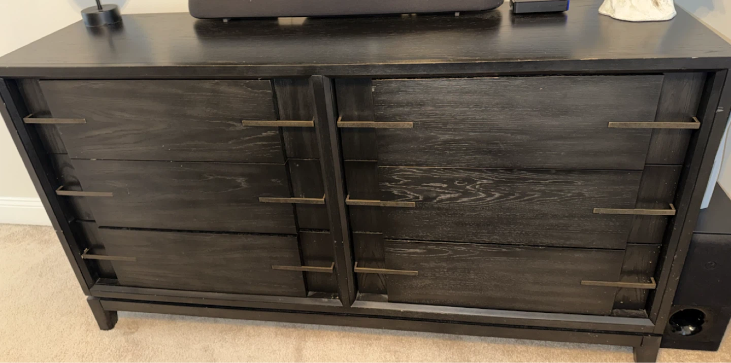 Queen Size Bed Frame, Night Stand and Dresser - photo 4