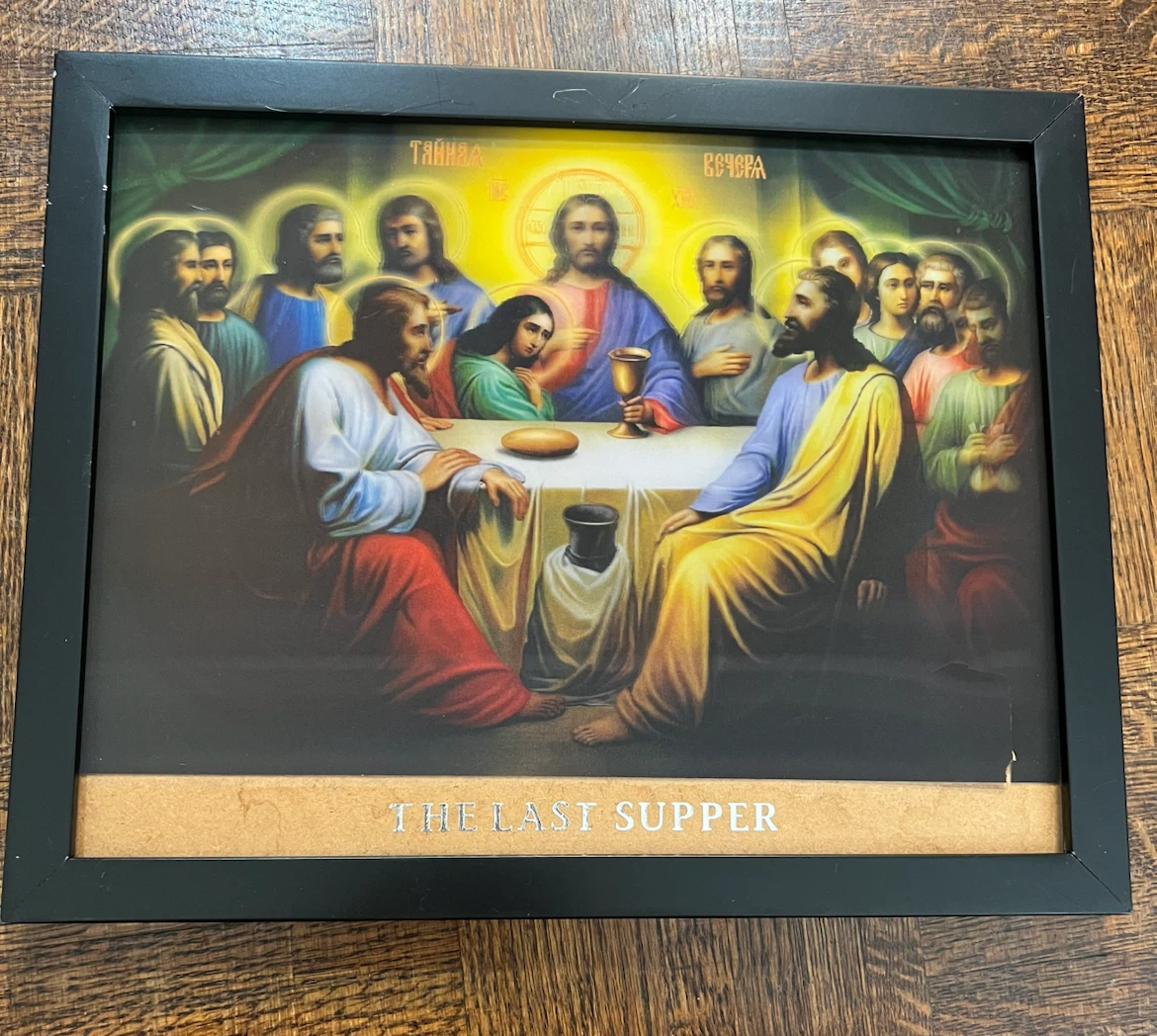 Framed "The Last Supper" Art Print