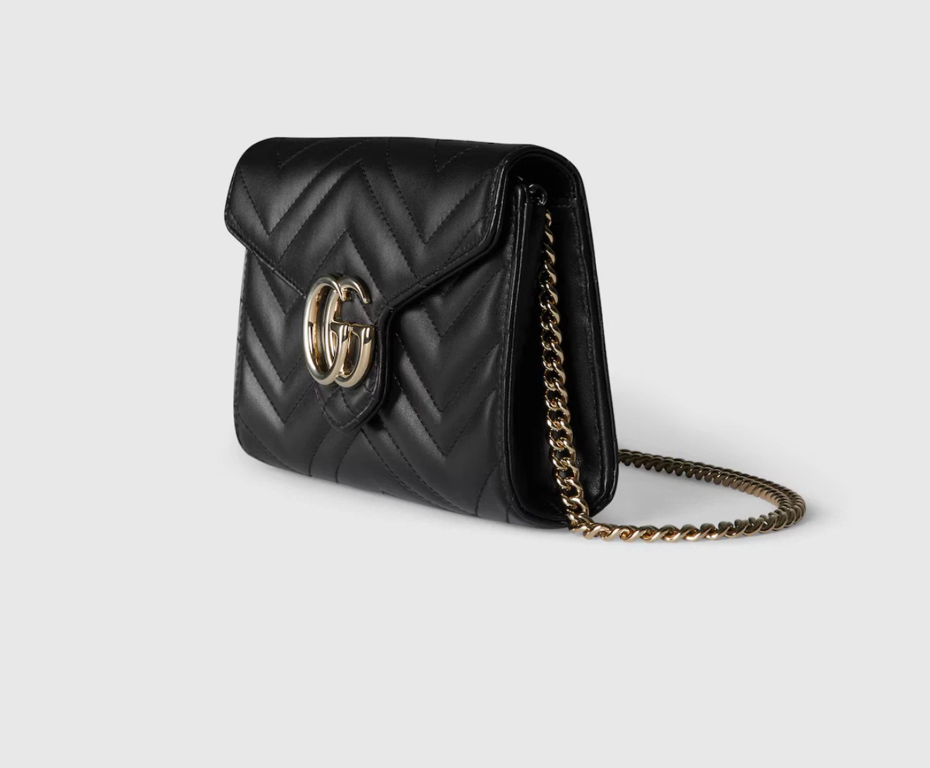 Gucci Marmont Wallet on Chain Black Leather - photo 4