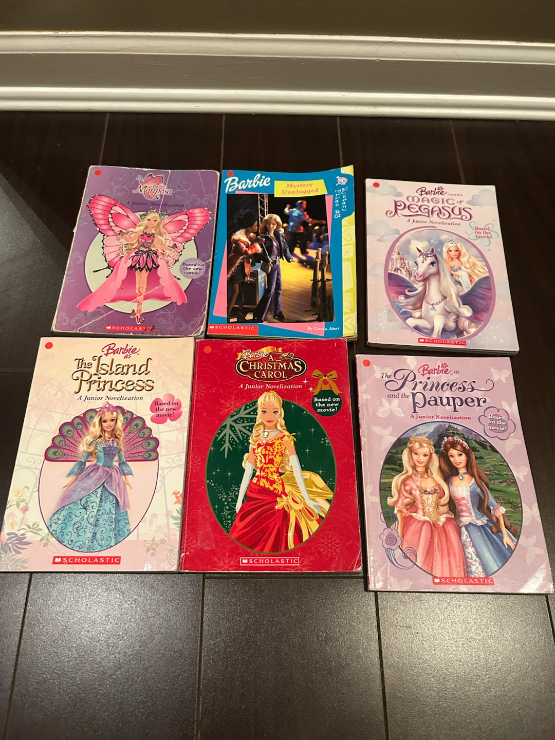 Barbie Junior Novelization Books (Set of 6)