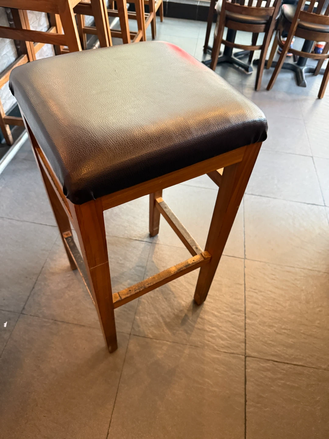 Bar. Chair.