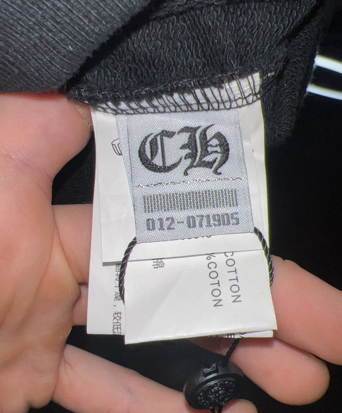 Chrome Hearts Horseshoe Scroll  Zip-Up - Size L (Fits Like M) - photo 4