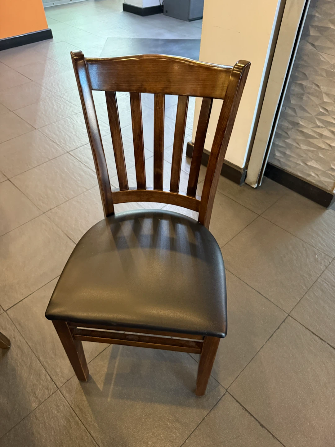 Wooden Dining Chair with Padded Seat