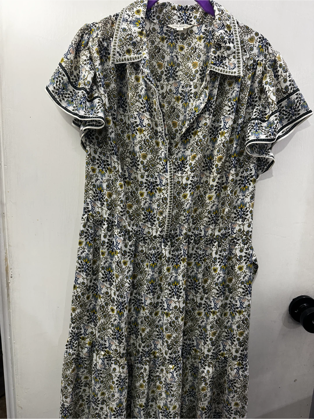 Max Studio London Floral Midi Dress