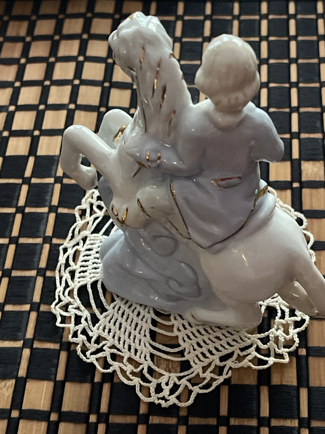 Vintage Porcelain Figurine - Boy on Horse - photo 2