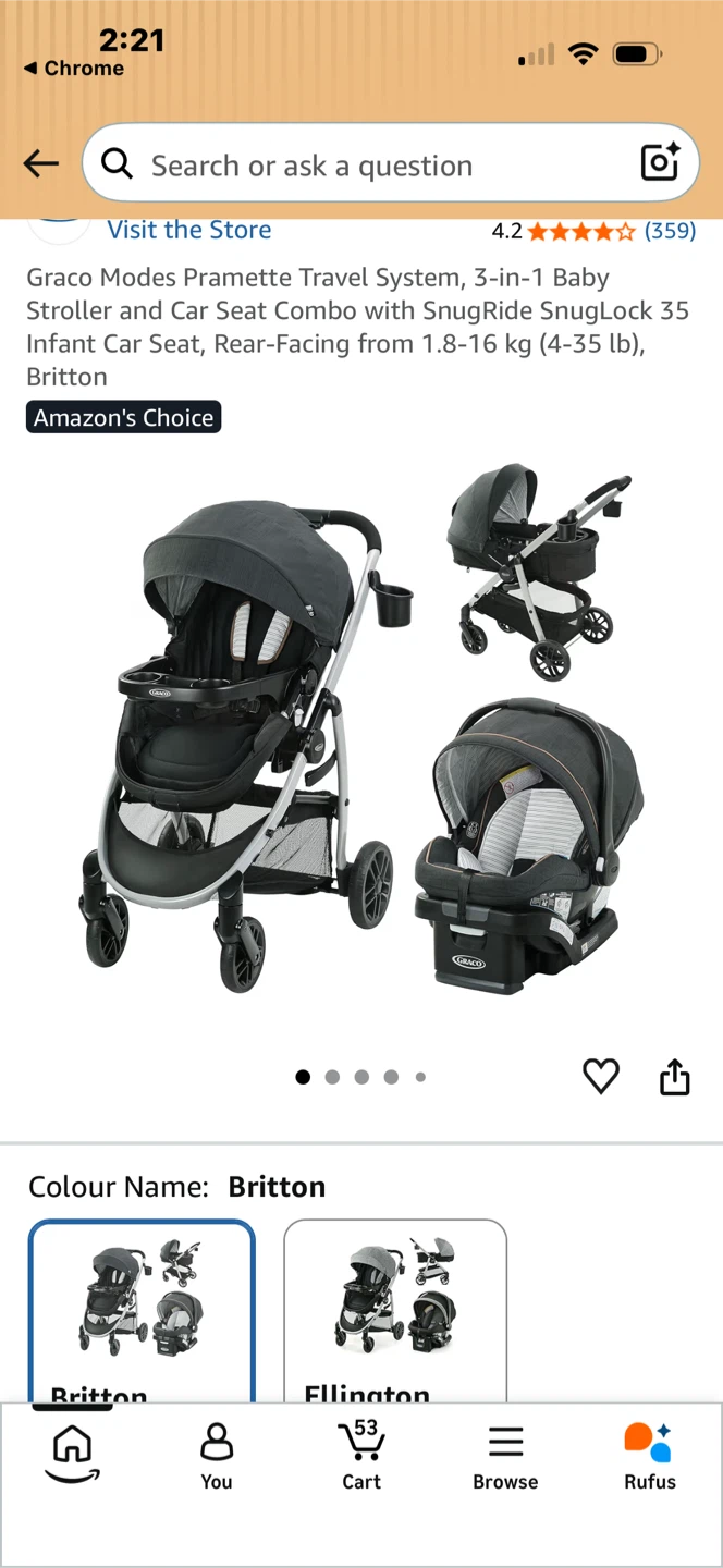 Graco Infant Car Seat of Travel System - photo 4