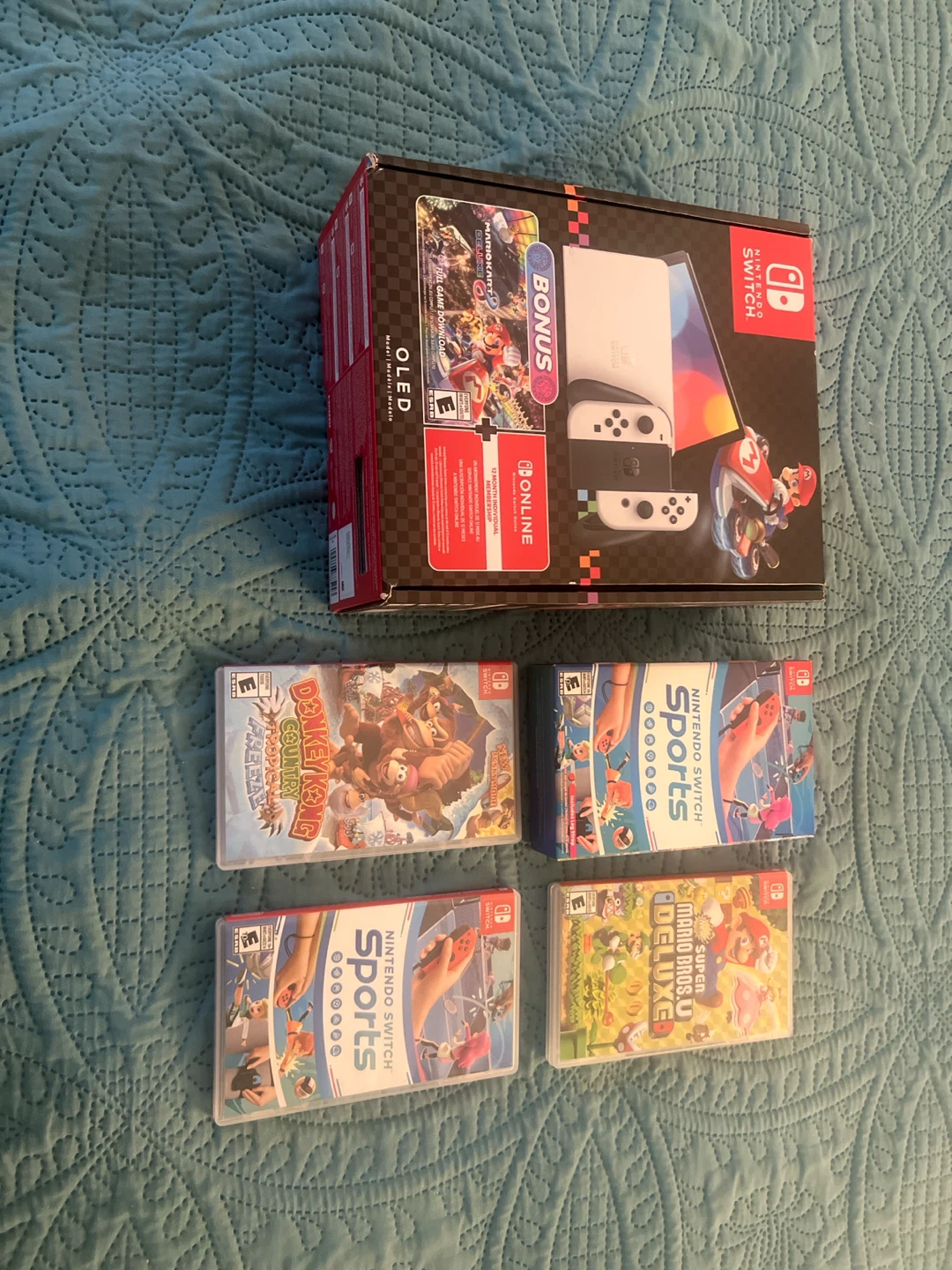 Nintendo Switch OLED Console with Games