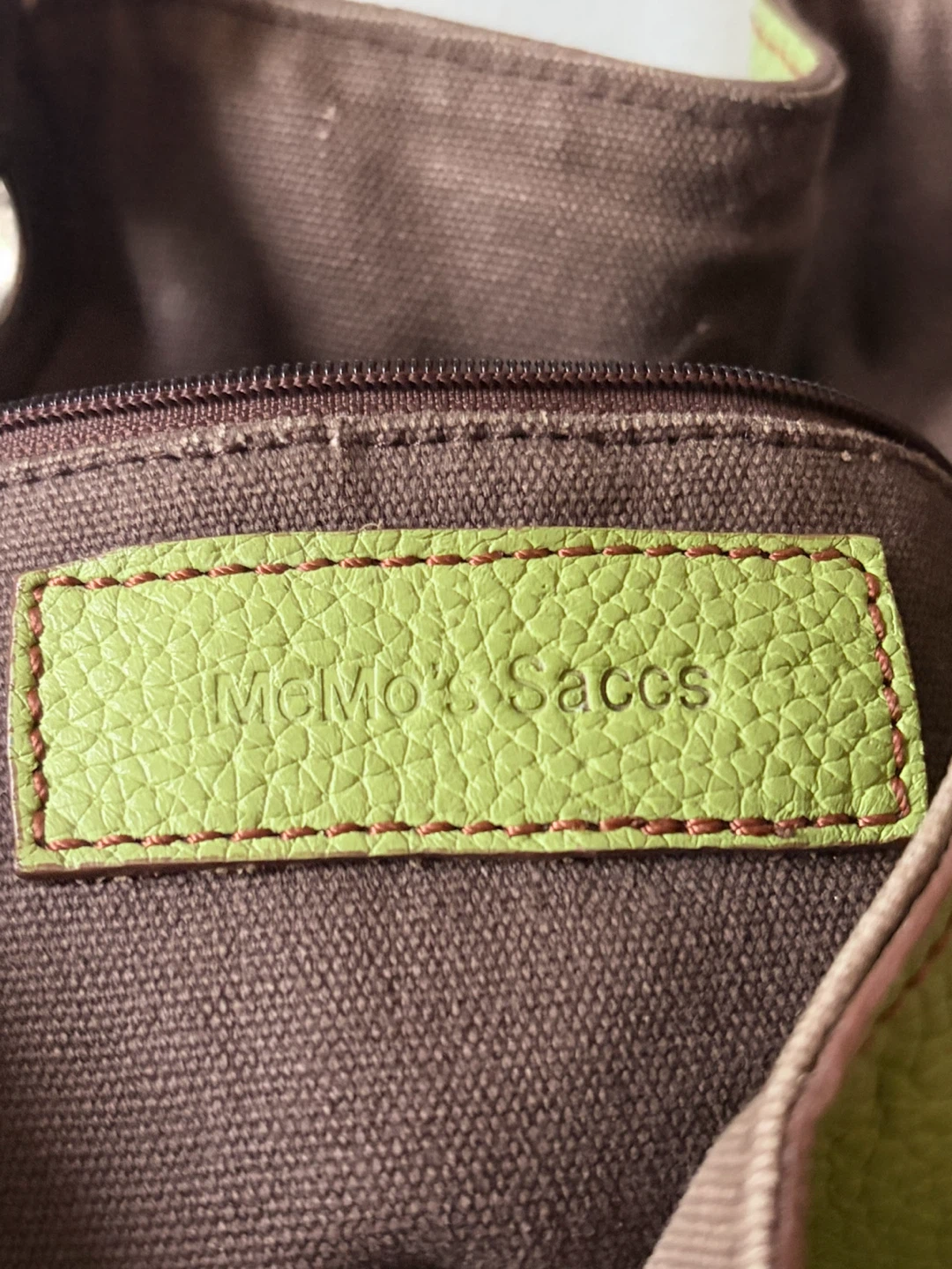 MeMo's Sacocs Lime Green Leather Handbag - photo 2