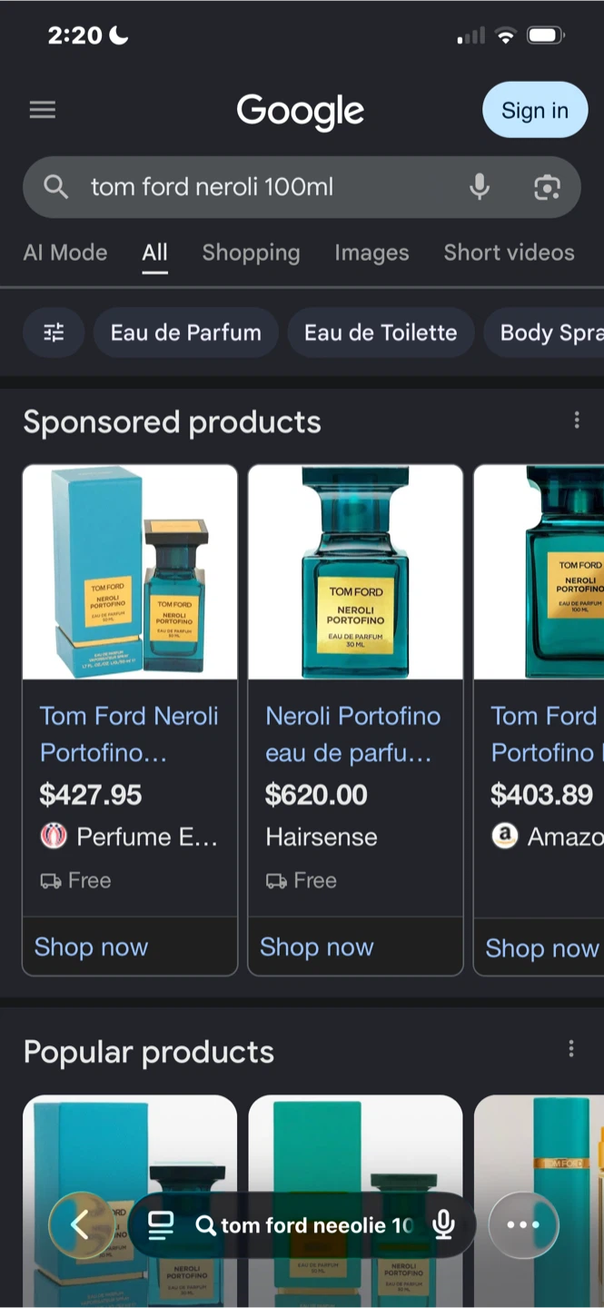 Tom Ford Neroli Portofino Eau de Parfum 100 ml - photo 4