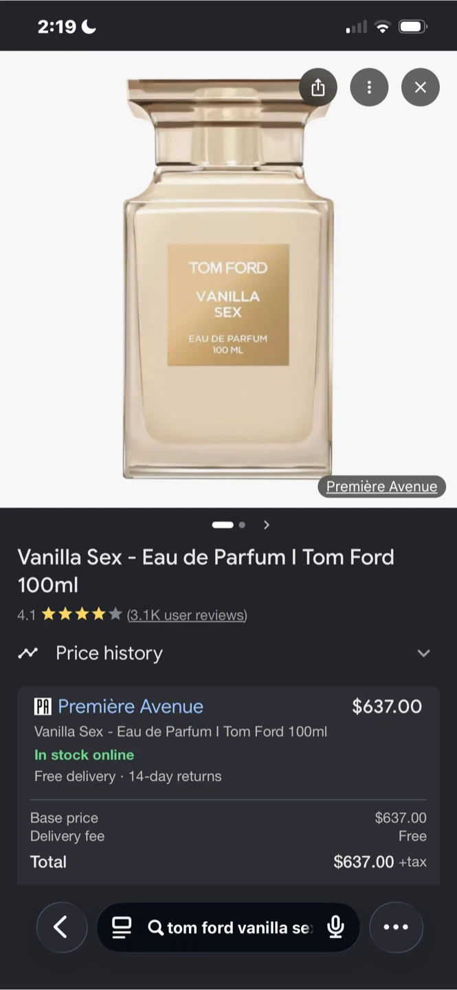 Tom Ford Vanilla Sex Eau de Parfum 100mL - photo 4