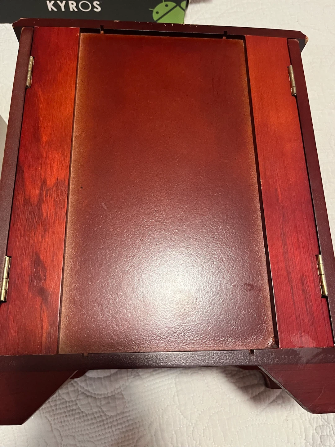 Wooden Jewelry Box with Drawers and Ring Rolls - photo 3